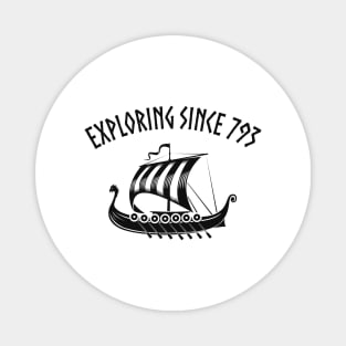 Vikings Scandinavia Dragon Boat Humor Magnet